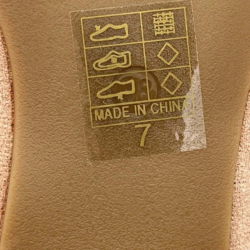 Samilor Elegant Flats Size 7 Pink Shoes Round Toe Shoes Comfortable Slip on NWT - Picture 8 of 12